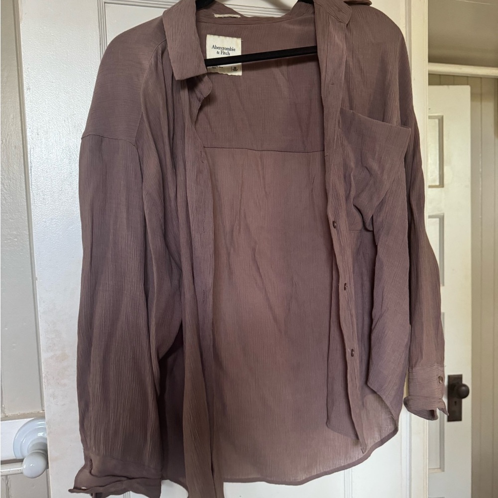 Abercrombie oversized button up